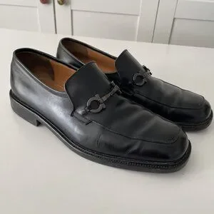 Salvatore Ferragamo Studio Men’s SZ 11.5D Horse Bit Black Loafers Made In Italy Salvatore Ferragamo | Shoes | Mens Ferragamo Reversible  main image 2